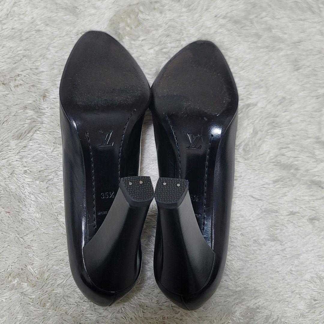 ＫAＬ様 ルイヴィトン パンプス モノグラム サテン×レザー ヒール