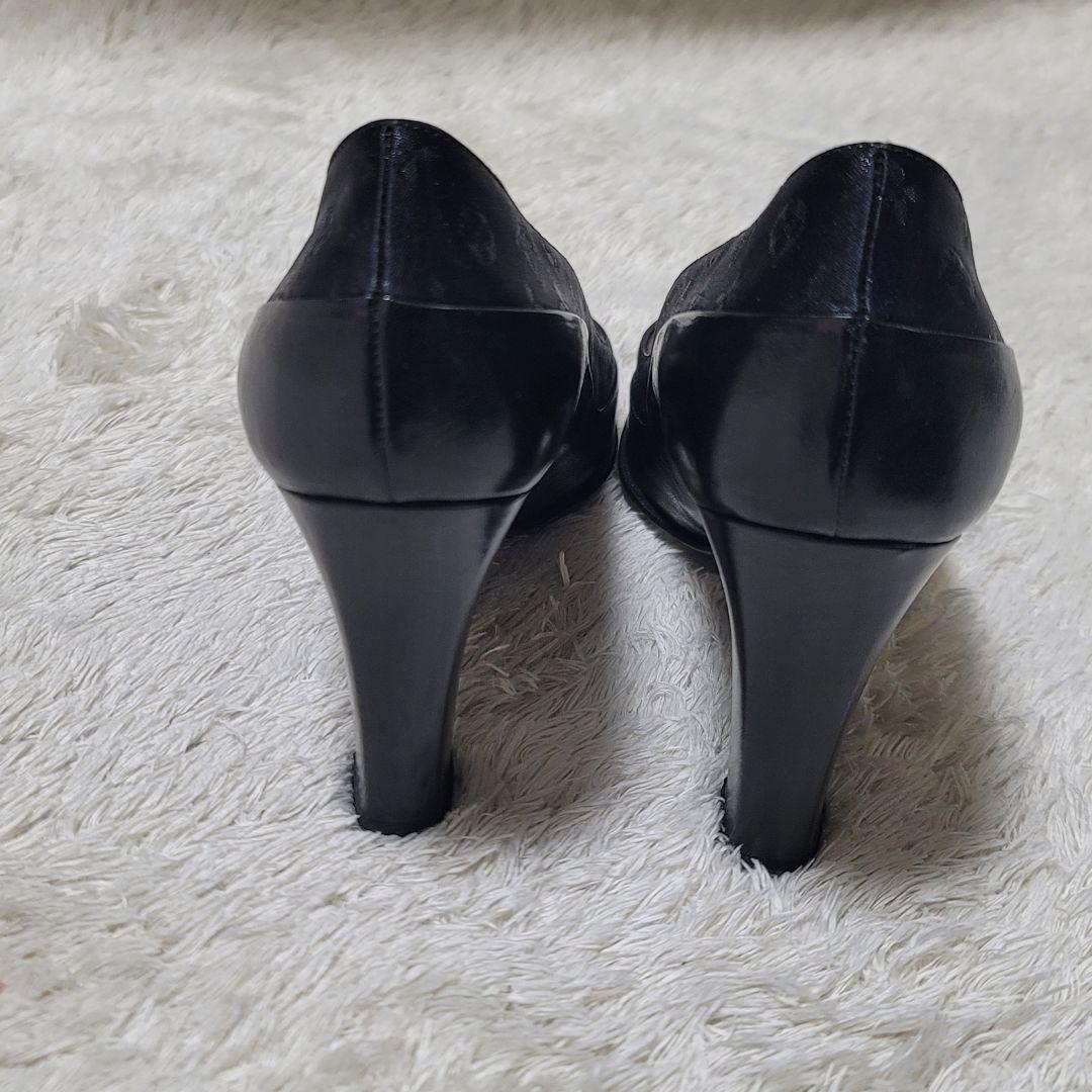 ＫAＬ様 ルイヴィトン パンプス モノグラム サテン×レザー ヒール