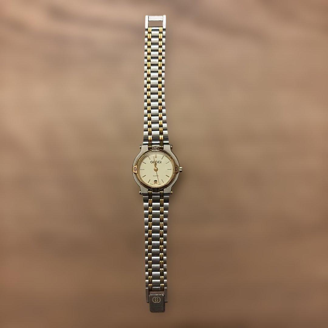 GUCCI 腕時計 クォーツ ゴールド/シルバー 9000L