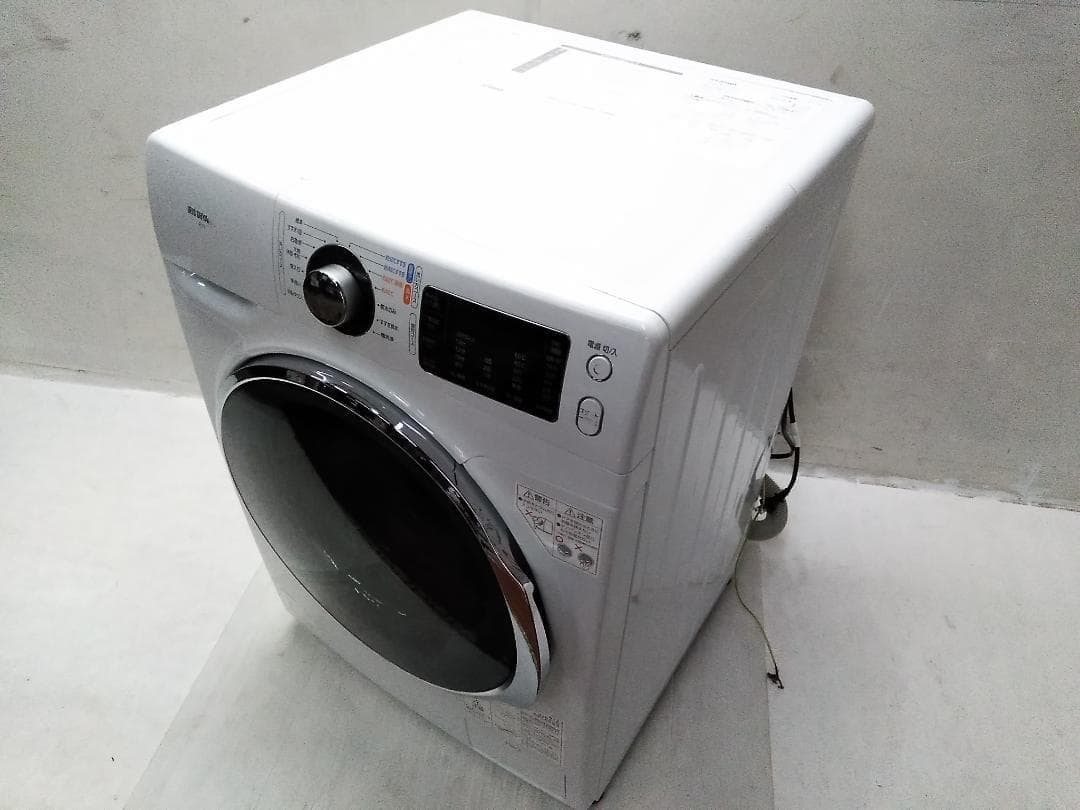 アイリスオーヤマ ドラム式洗濯機 FL71-W/W 本体 2018年製□