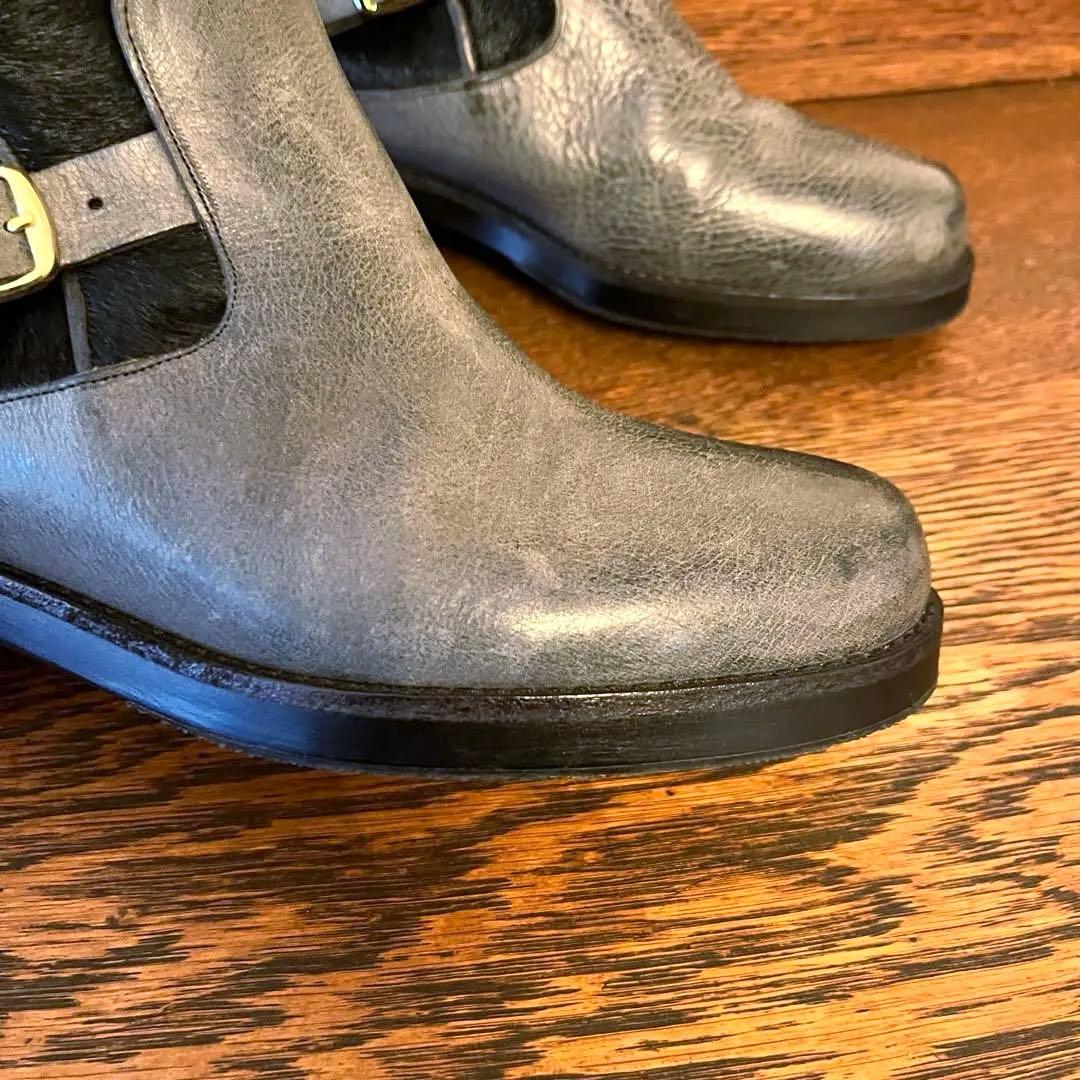 超希少　極美品　ADMJ ハラコ　ブーツ