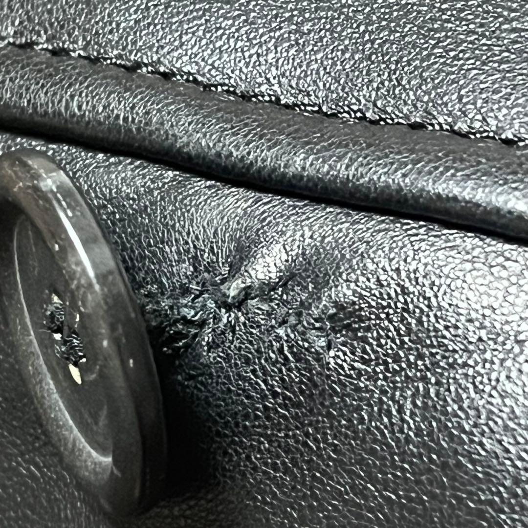 ポールスミス　ラムレザージャケット　羊革　キルティング　中綿　美品　黒　XL