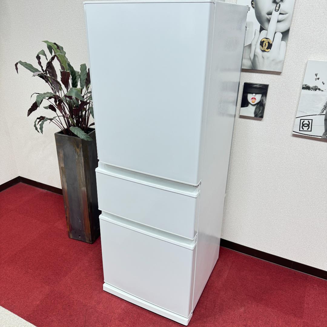 東京23区送料無料　超美品三菱3ドア冷蔵庫330L　2024年製　製氷有