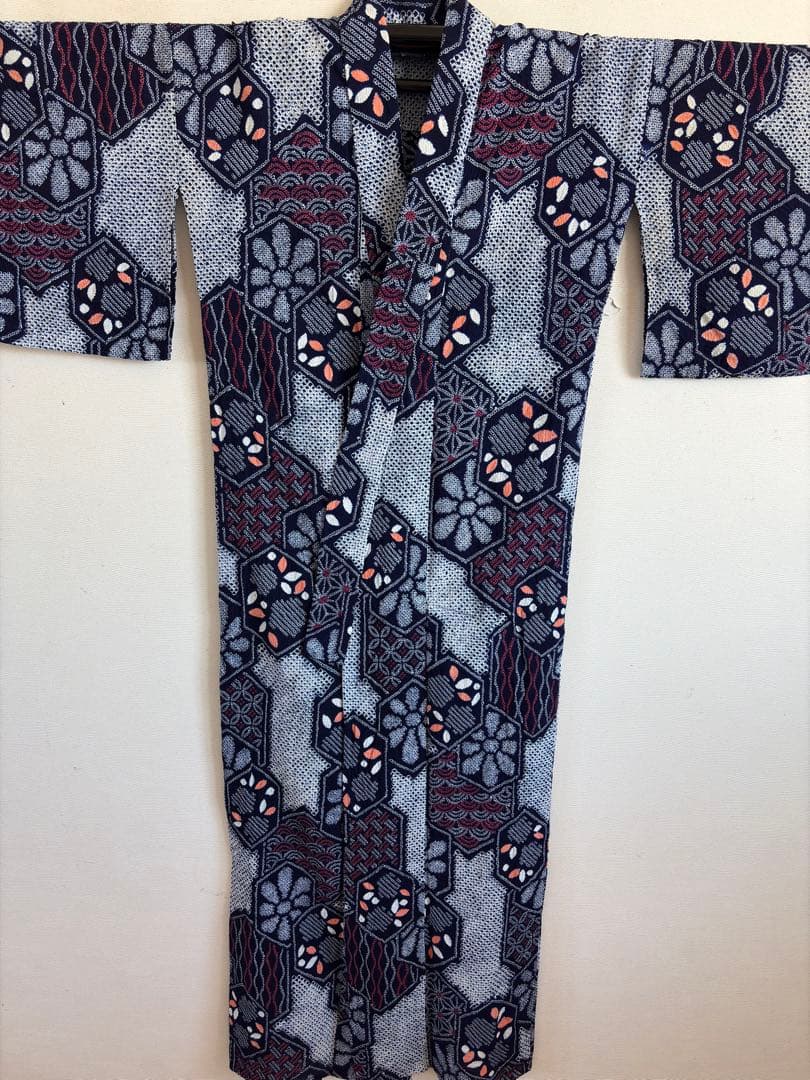 有松絞り　浴衣　身丈159㎝