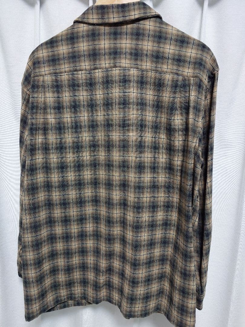 PENDLETON ペンドルトン USA製 オープンカラーネルシャツ オンブレ