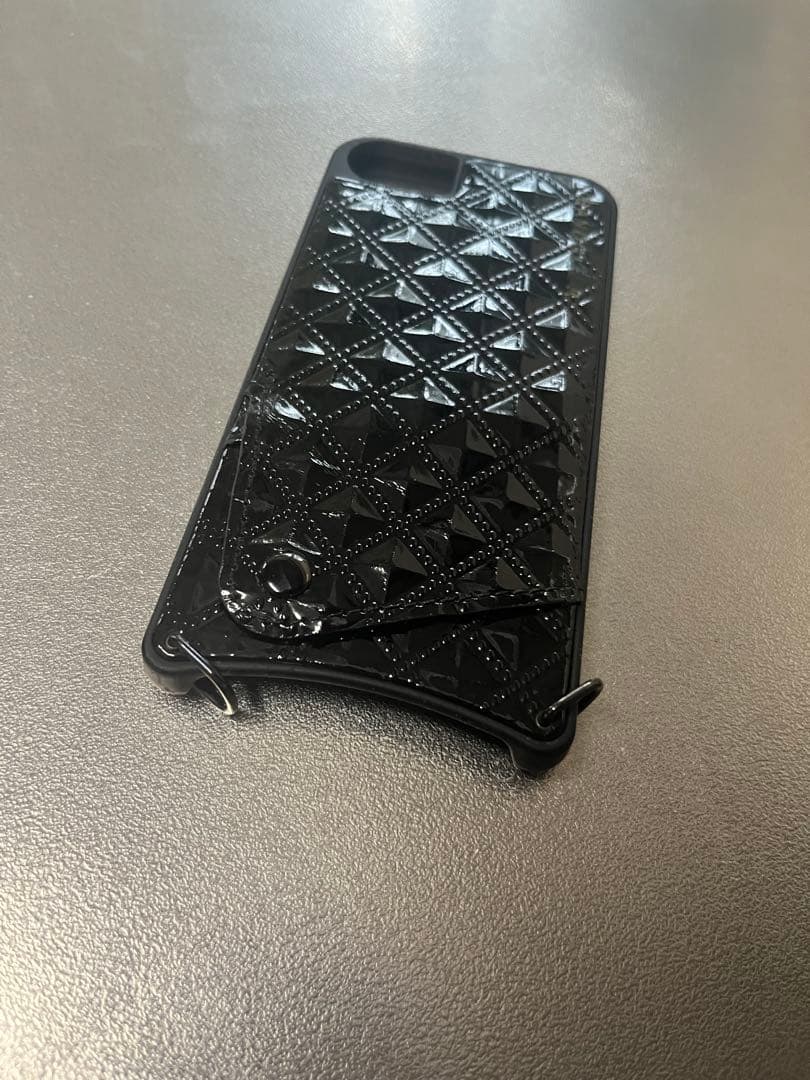 BANDOLIER ブラックダイヤモンドパターン iPhoneSE ショルダー付