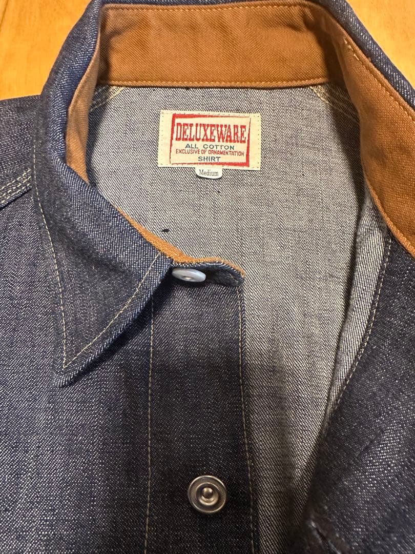 DELUXE WARE デニムシャツ　Mサイズ