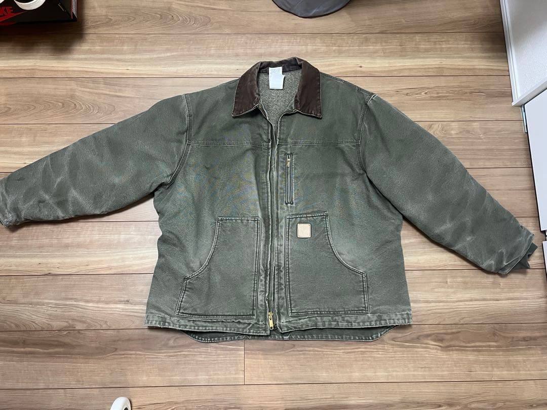 Carhartt オリーブグリーン デトロイトジャケットXL