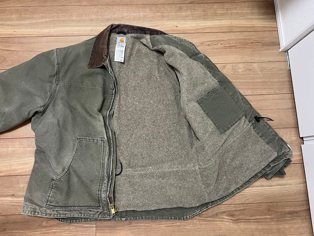 Carhartt オリーブグリーン デトロイトジャケットXL