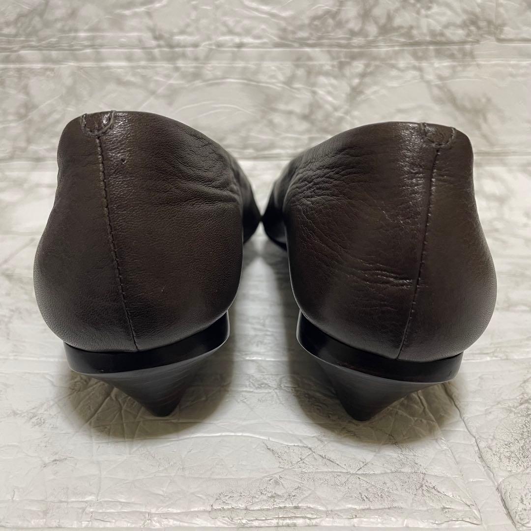 送料込み RABOKIGOSHI works スリッポンパンプス 本革 日本製