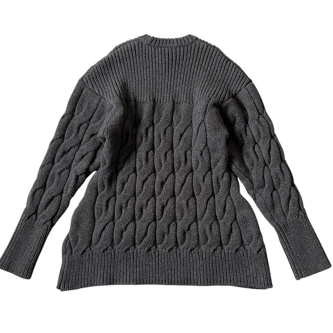 エンフォルド ケーブル ニット CABLE VASE PULLOVER ロング丈