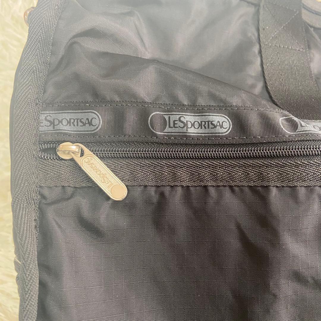 【美品】 レスポートサック ブラック　ボストンバッグ　大きめ　軽量