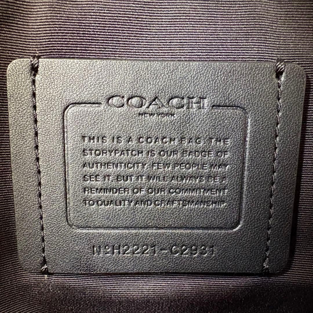 極美品　COACH グラハム　ボディバッグ　レッド