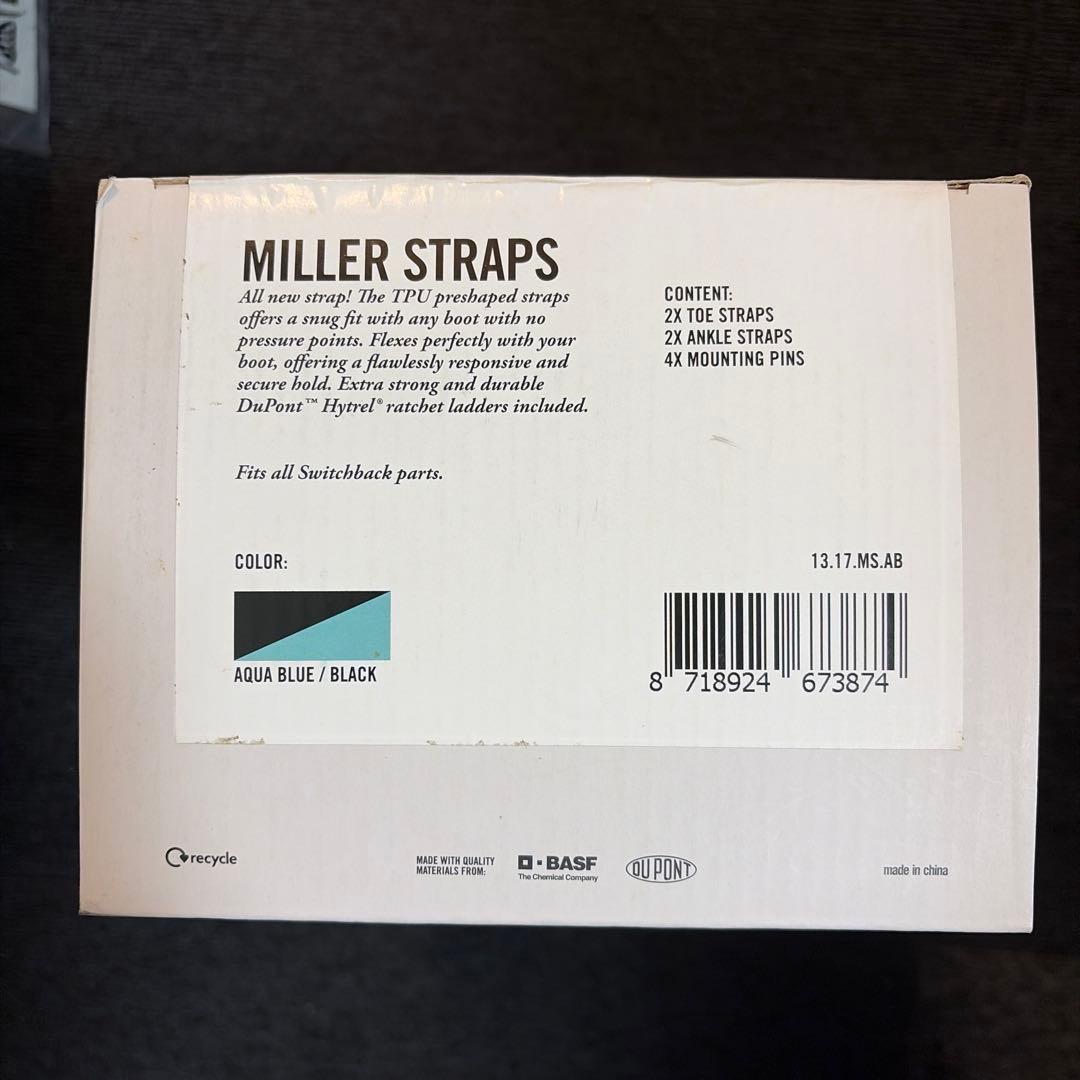 SWITCHBACK スノーボードビンディング ターコイズ/ブラック