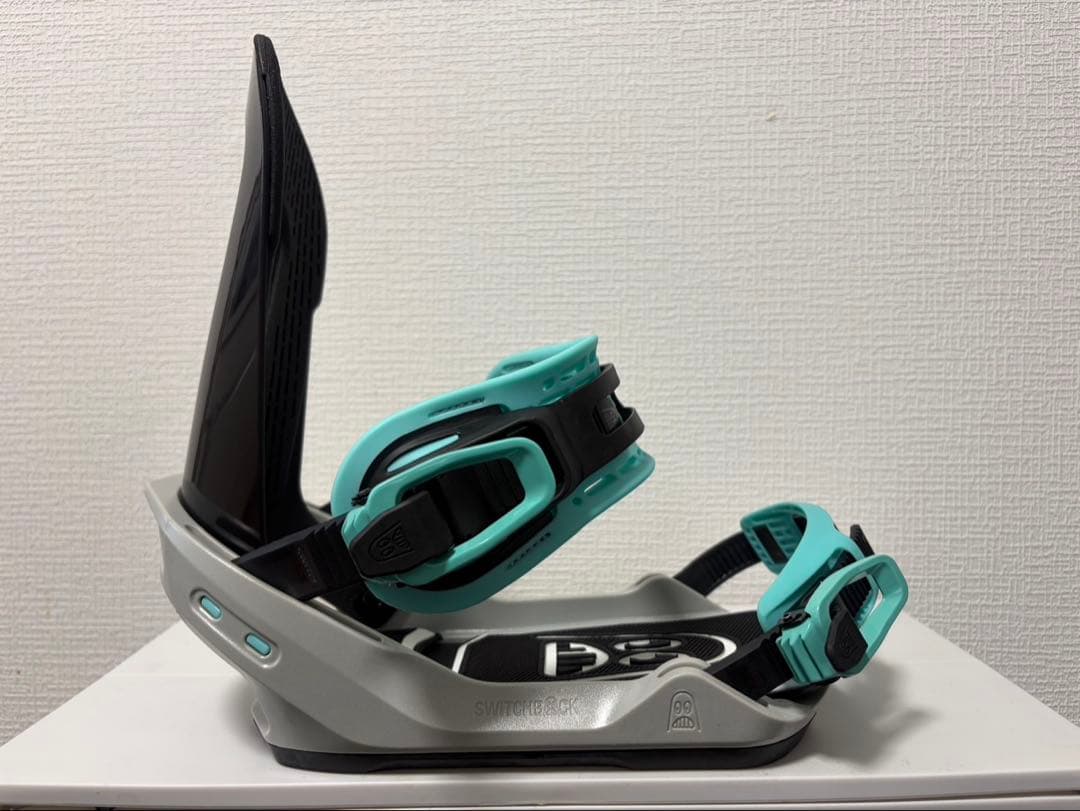 SWITCHBACK スノーボードビンディング ターコイズ/ブラック