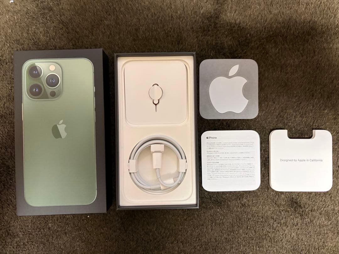 iPhone13 Proアルパイングリーン 512GB SIMフリー 付属品付