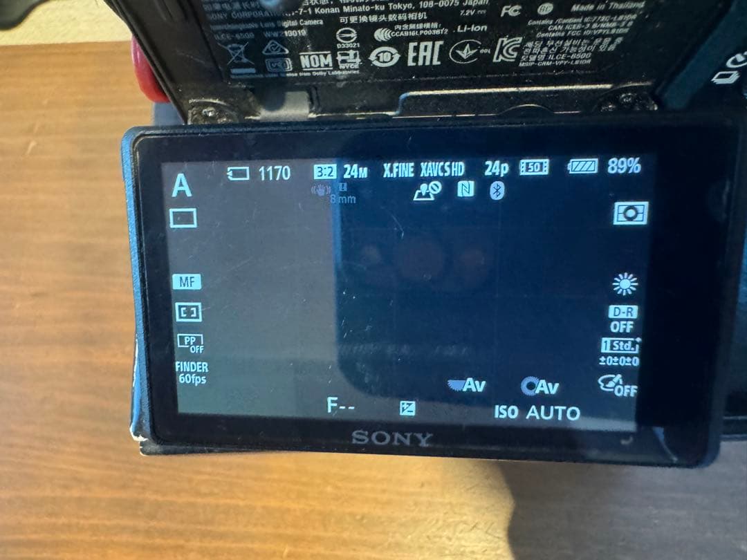 SONY a6500 ボディ（ミラーレス一眼）