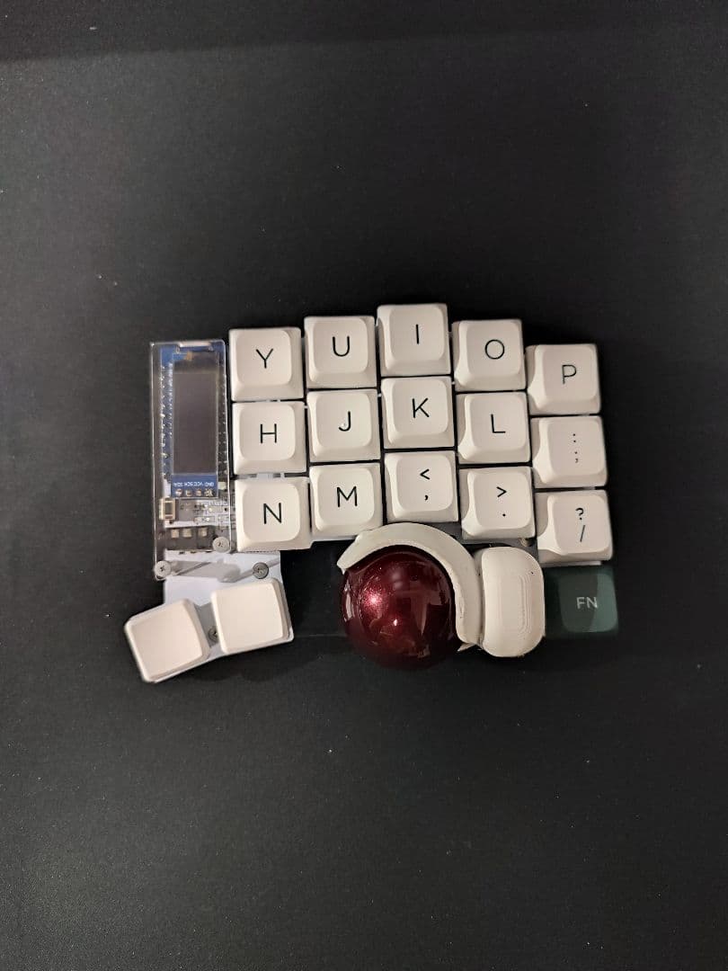 keyball39 完成品 TRRSケーブル