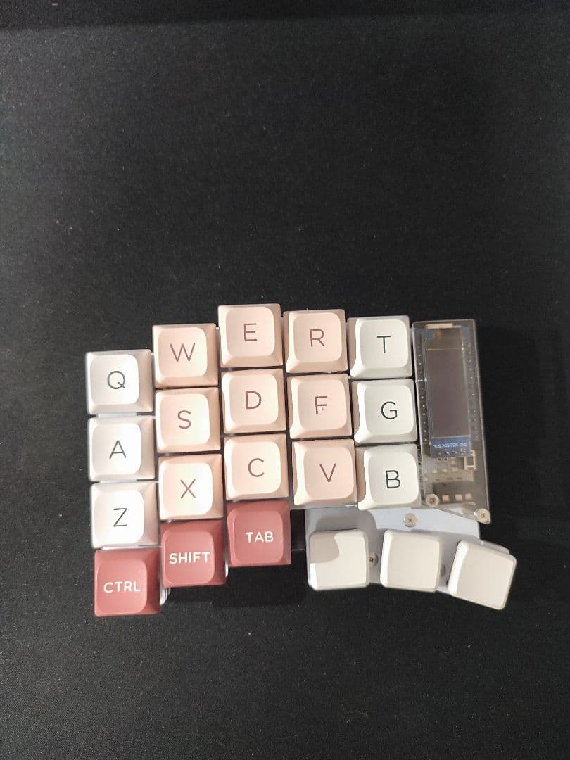 keyball39 完成品 TRRSケーブル