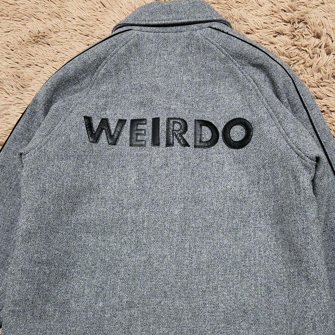 WEIRDO ウィアード メルトンウール ジャケット キルティング レザー M