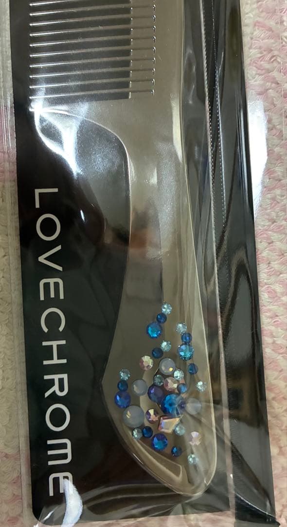 ラブクロム　プレシオサ　ハワイ　テツキ　コーム　スワロフスキー　ブルー　新品