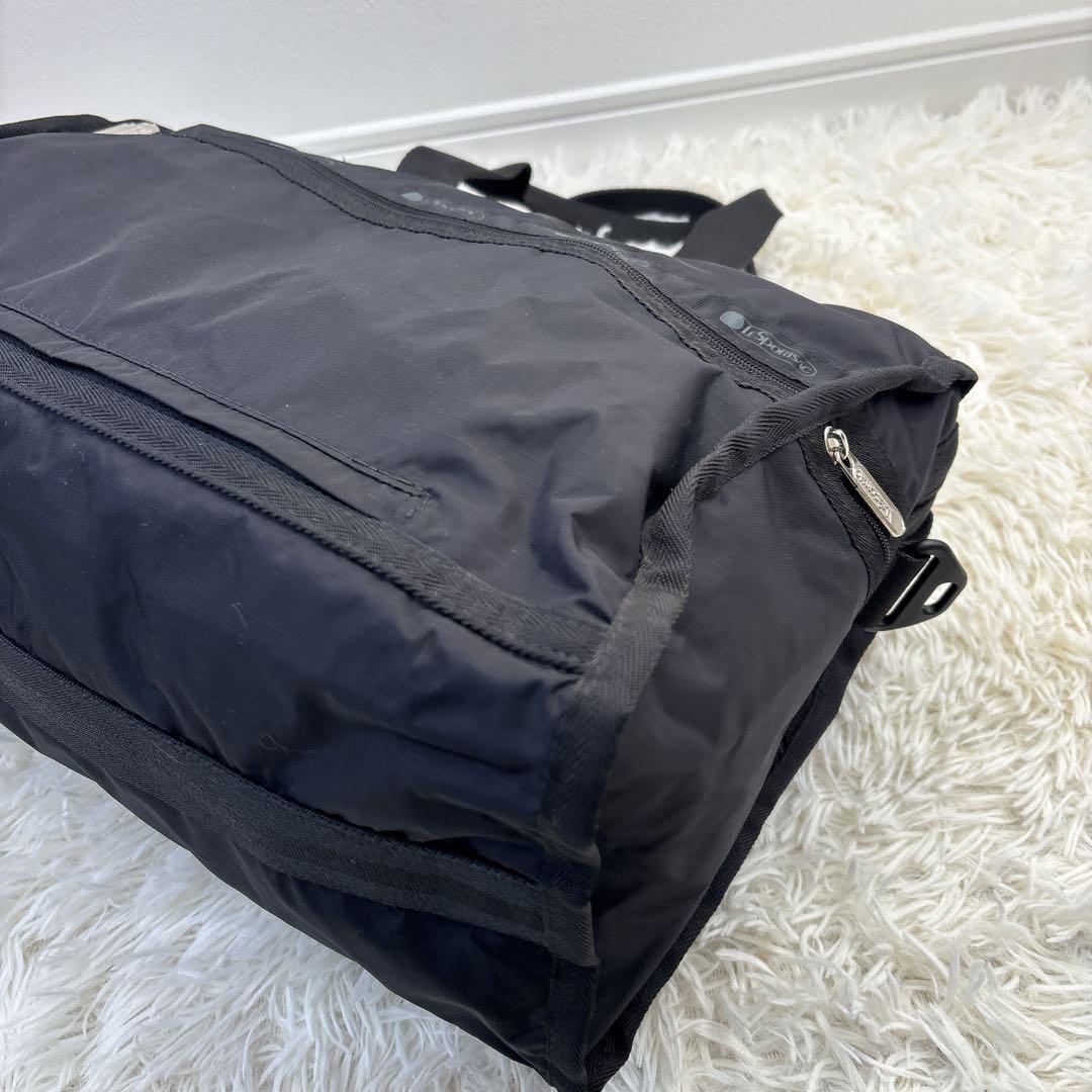 未使用級✨LeSportsac レスポ ボストンバッグ 黒 2way軽量