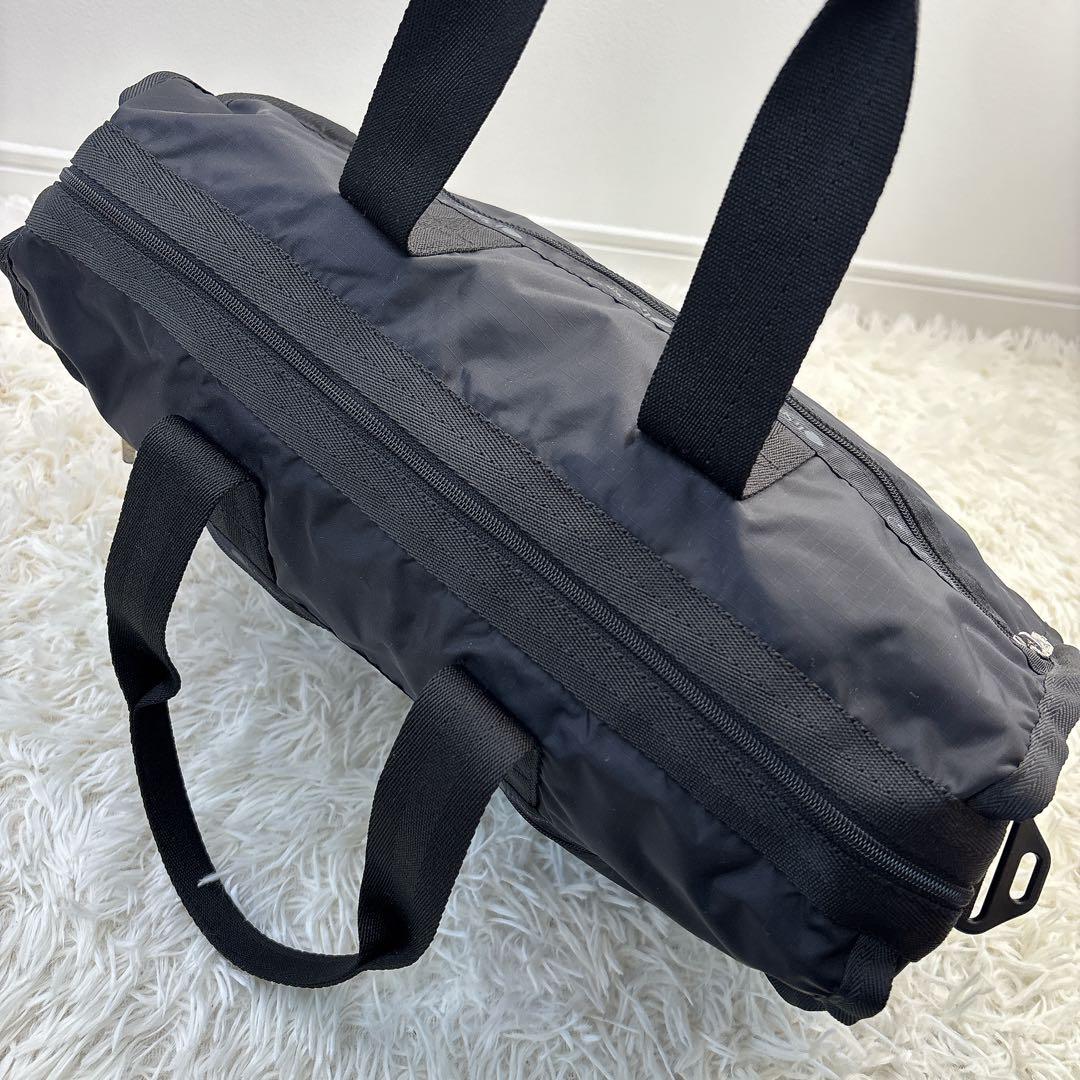 未使用級✨LeSportsac レスポ ボストンバッグ 黒 2way軽量