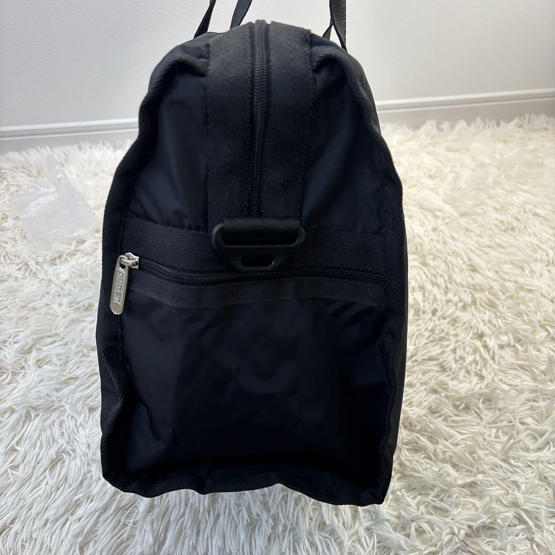 未使用級✨LeSportsac レスポ ボストンバッグ 黒 2way軽量
