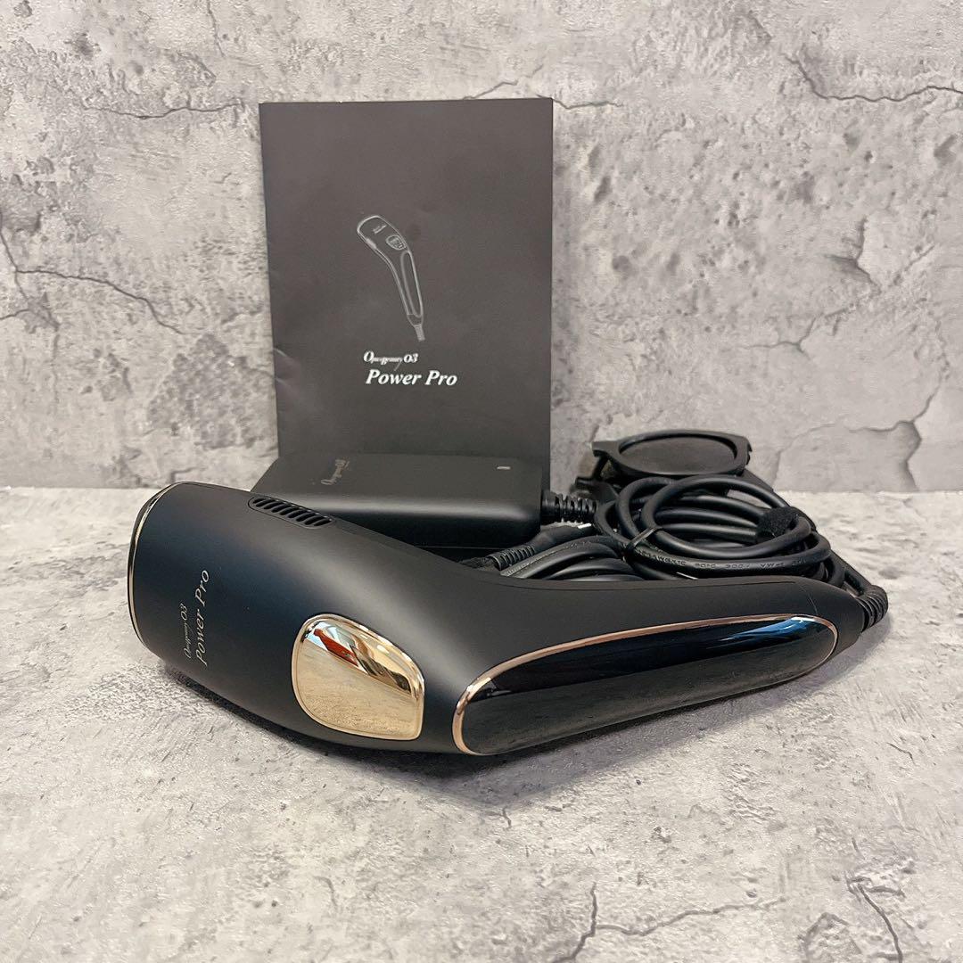 極美品 OPUS BEAUTY 03 Power Pro ブラック 家庭用脱毛器