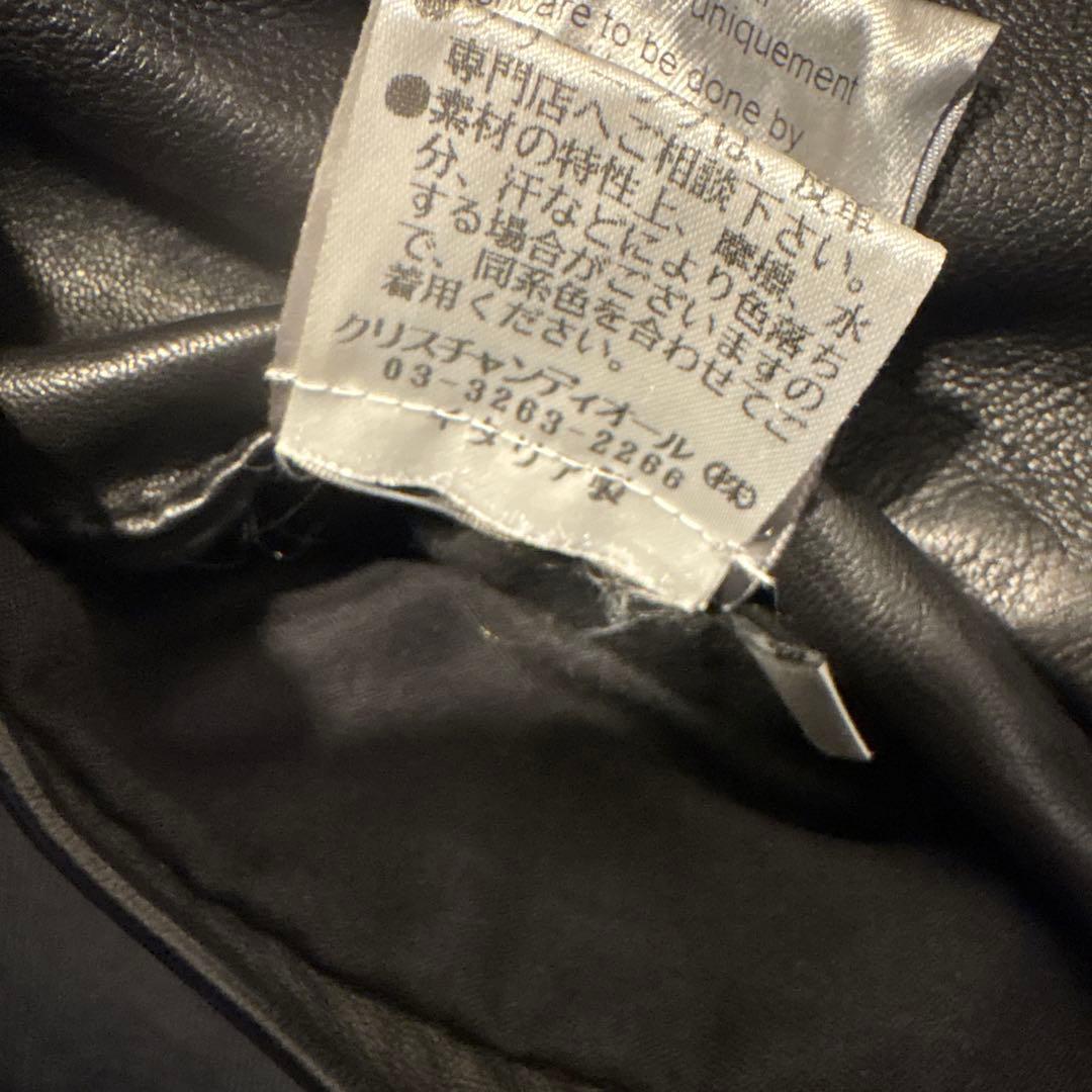 【エディ期】ディオールオム　レザージャケット　2007SS ランウェイモデル