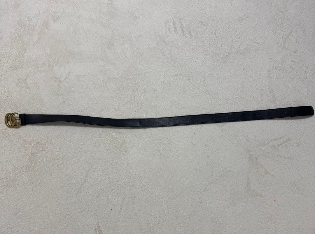 GUCCI グッチ レザーベルト（ダブルG バックル）