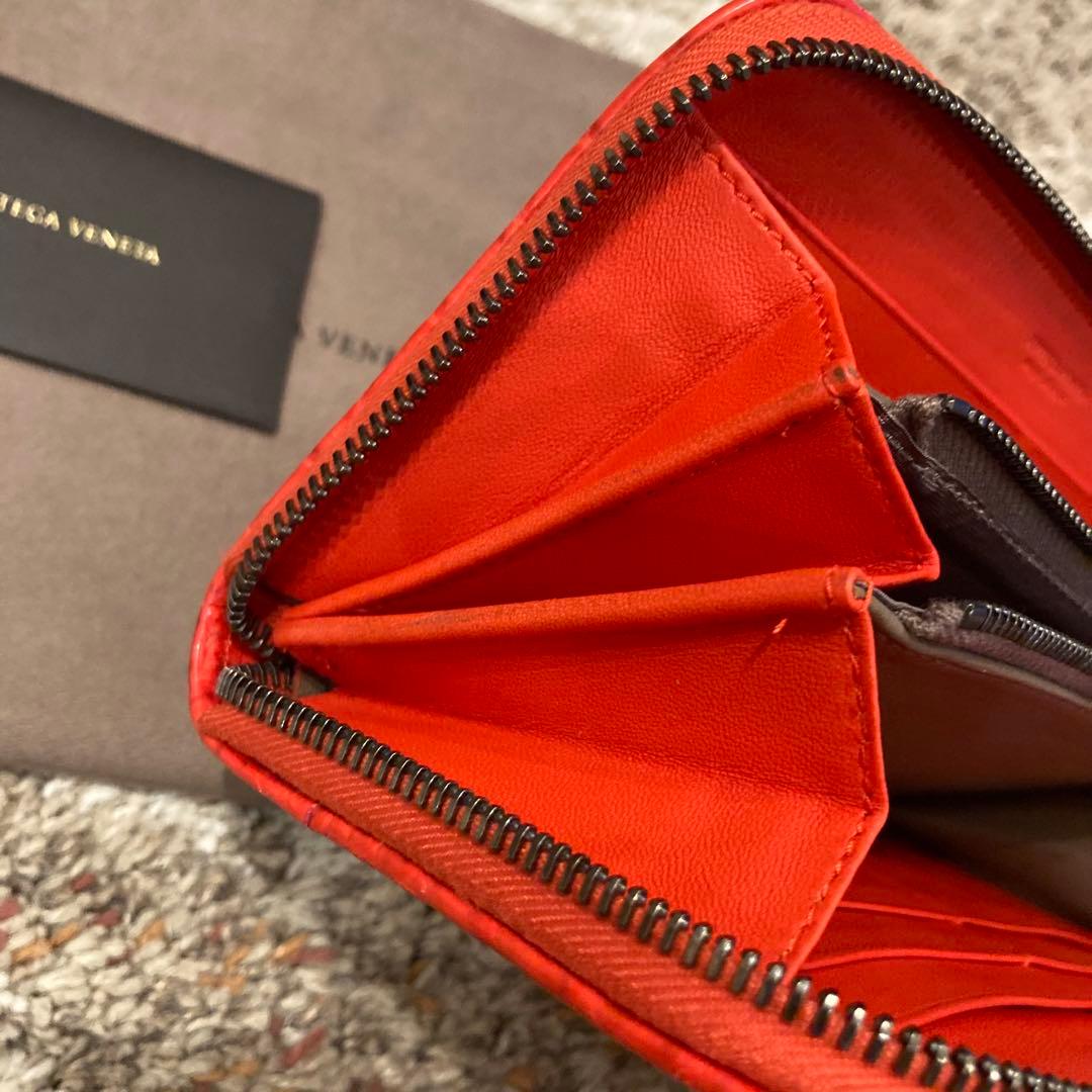 jt様　　　Bottega Veneta レッド 長財布　クロコ