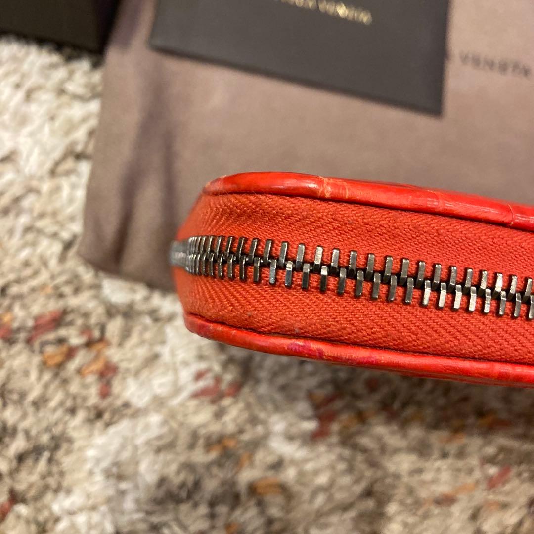 jt様　　　Bottega Veneta レッド 長財布　クロコ