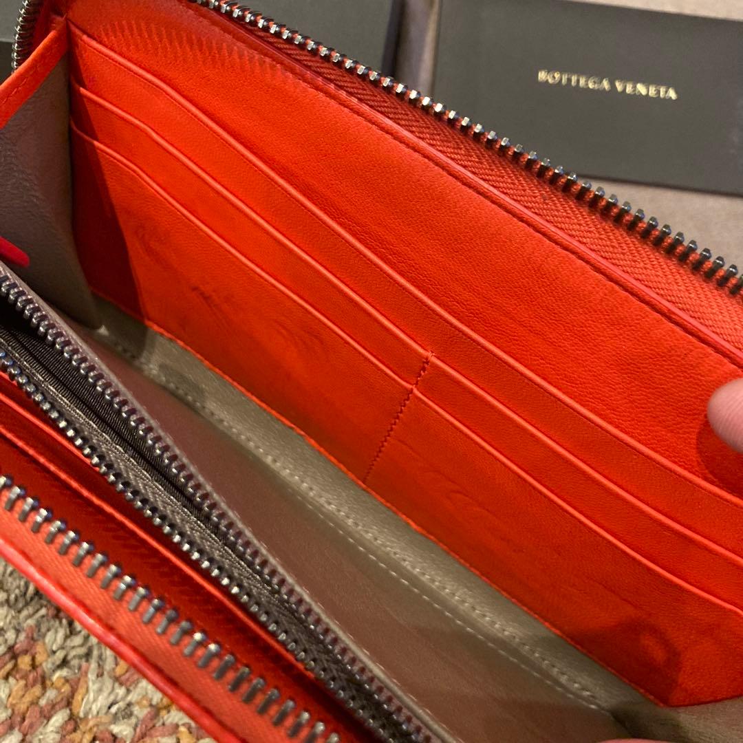 jt様　　　Bottega Veneta レッド 長財布　クロコ