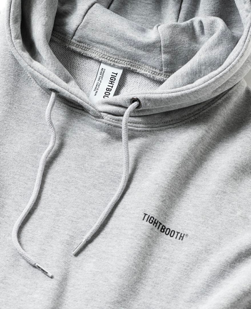 トップス TIGHTBOOTH HOODED LOGO SWEAT XL