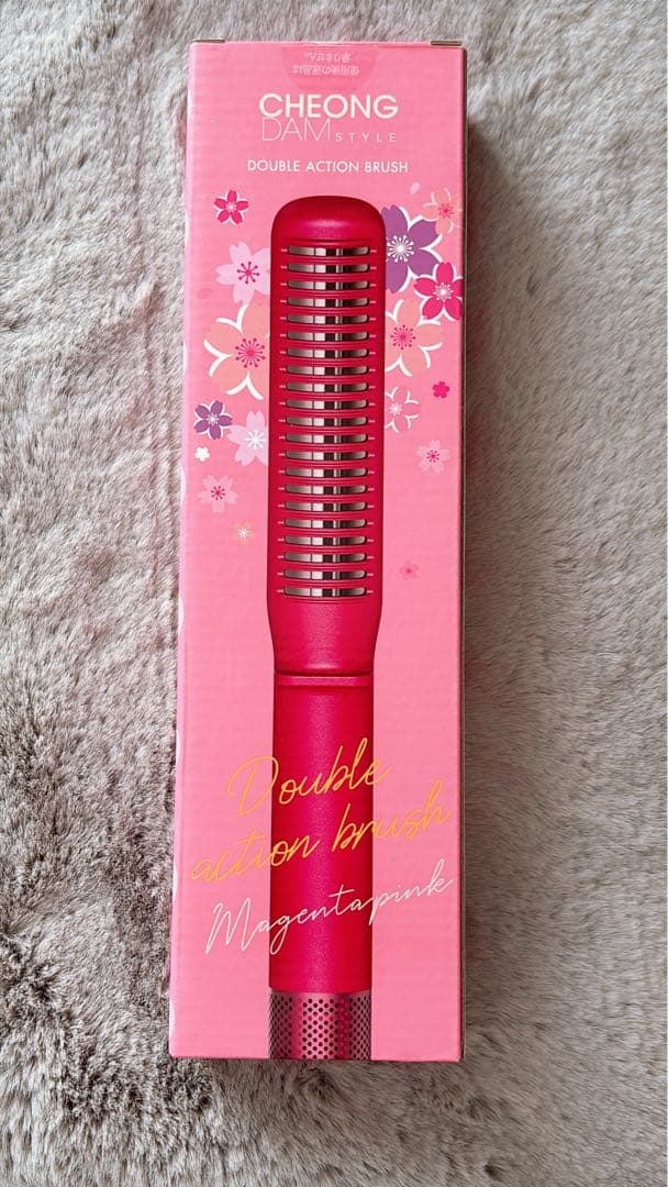 CHEONG チョンダムスタイル ダブルアクションヘアブラシ 日テレポシュレ