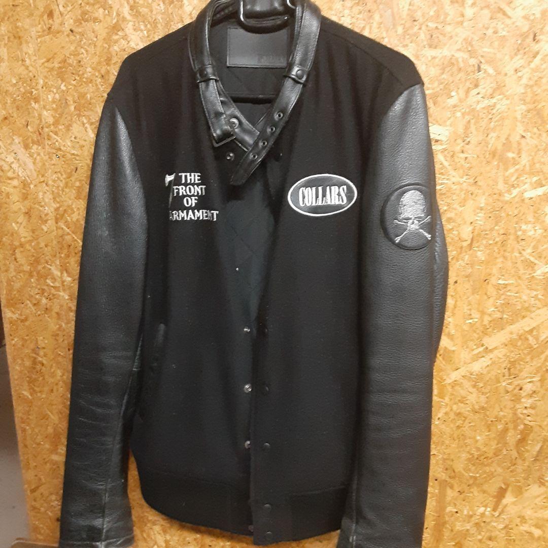 COLLARS × T.F.O.A カラーズ 武装戦線 袖革 レザースタジャン