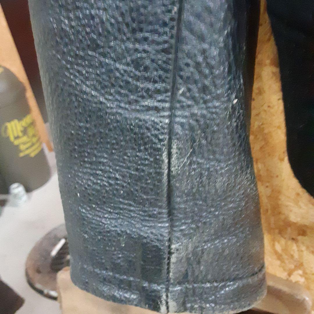 COLLARS × T.F.O.A カラーズ 武装戦線 袖革 レザースタジャン