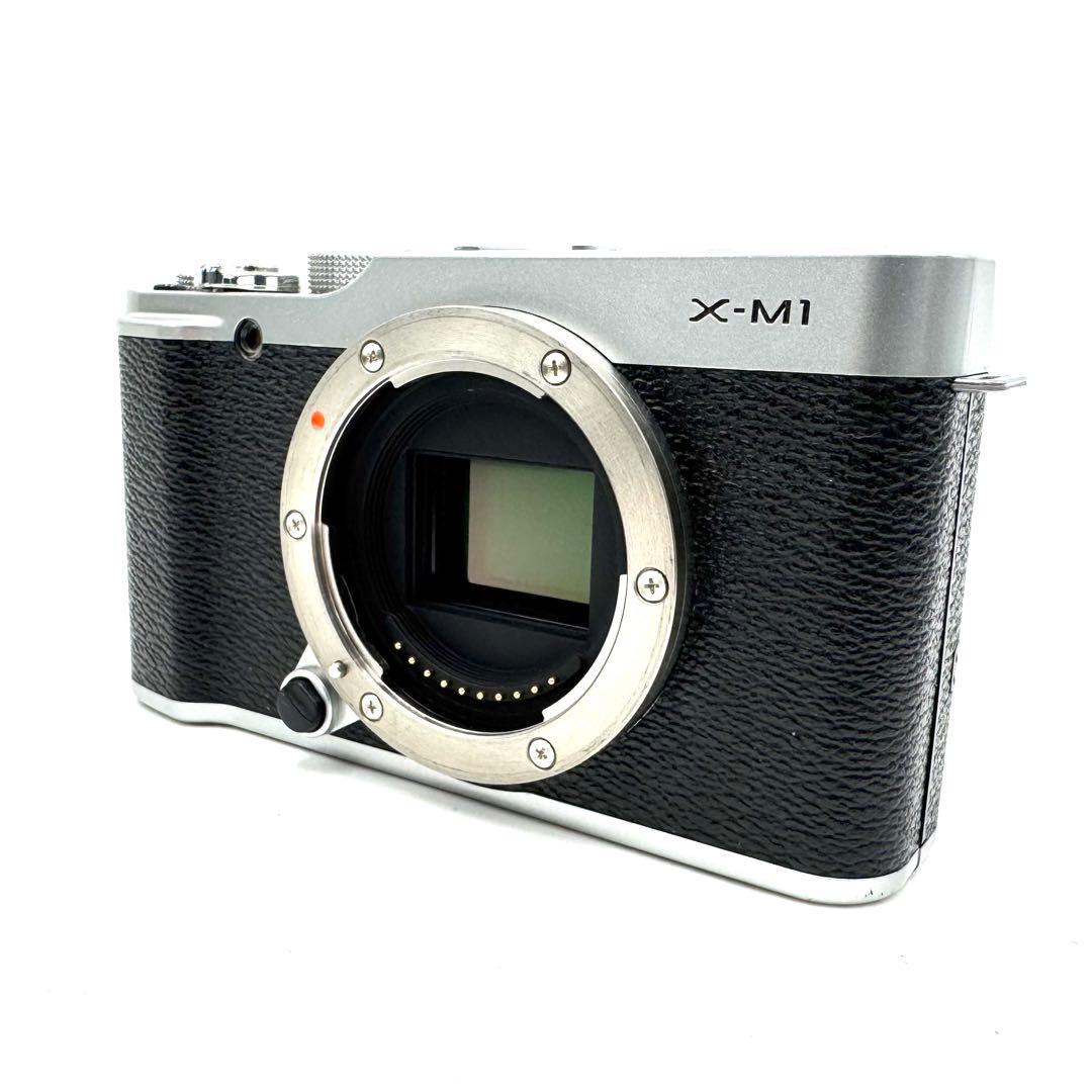 動作良好 FUJIFILM X-M1 シルバー XC 16-50mm OIS