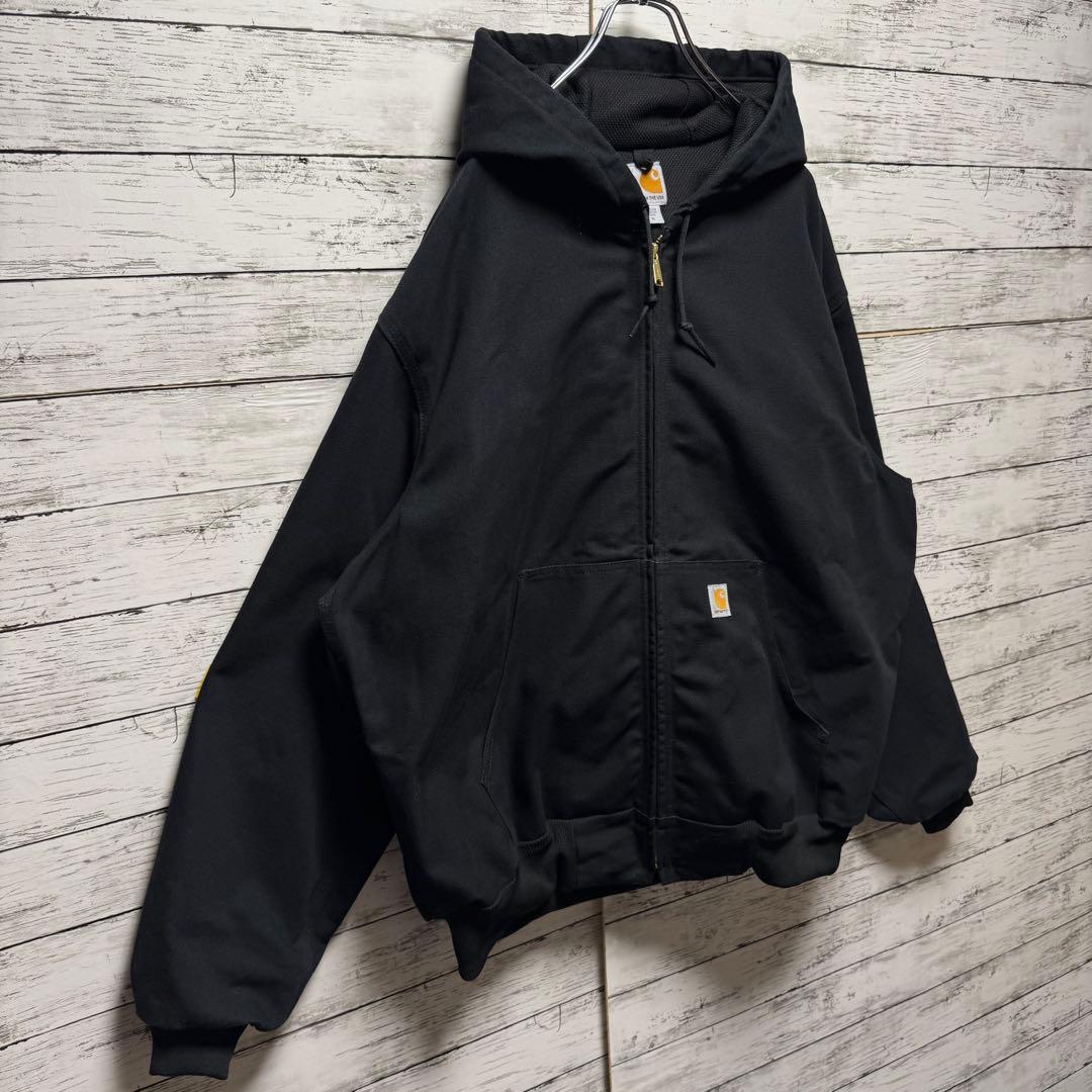 814【北村匠海着用】カーハート　ダック地　布タグ　アクティブジャケット　美品