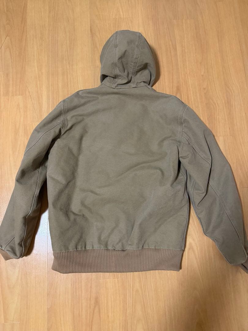 チ*コ様 Carhartt M フード付きジャケット ベージュ　アクティブジャケ