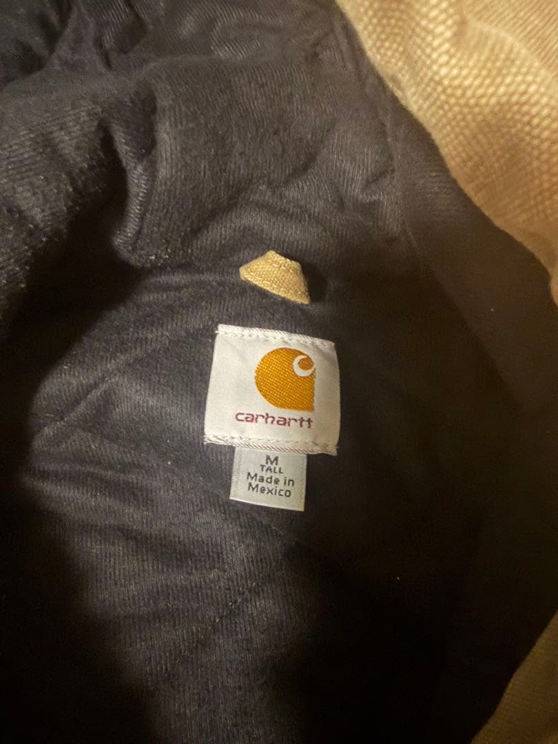 チ*コ様 Carhartt M フード付きジャケット ベージュ　アクティブジャケ