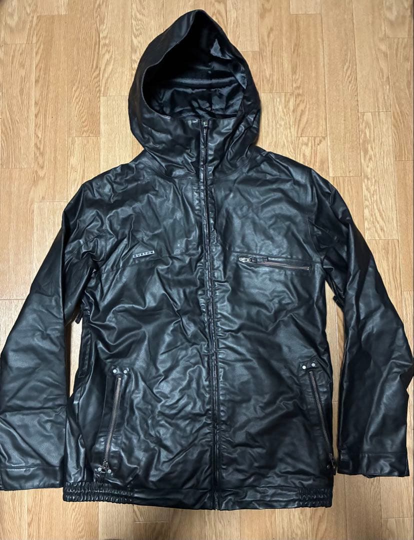 BURTON バートン スノーボード ウェア ジャケット ブラック レザー L
