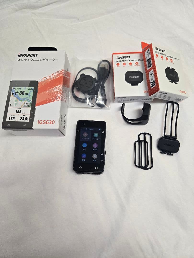 iGPSPORT iGS630 サイクルコンピューター センサー付き
