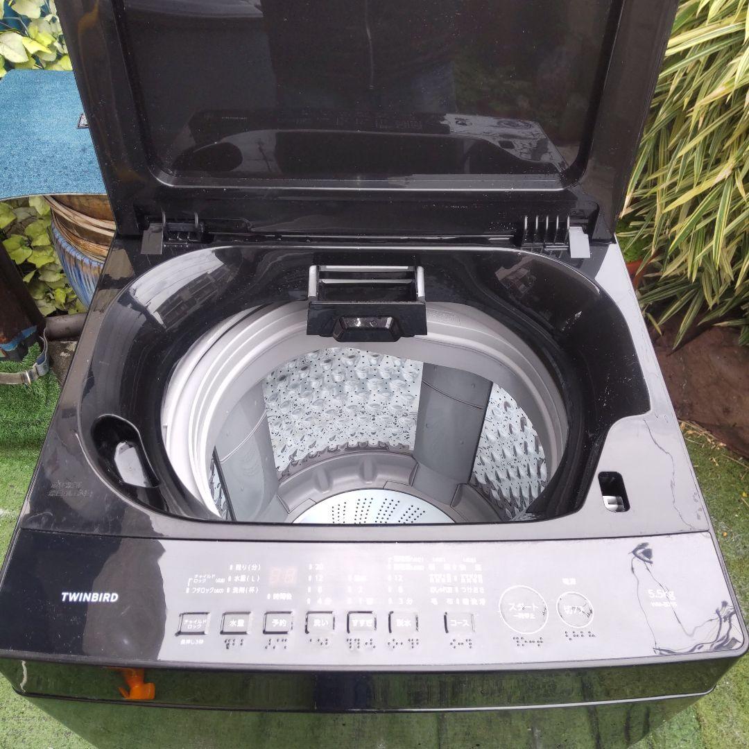TWINBIRD 洗濯機 2024年製造 5,5kg