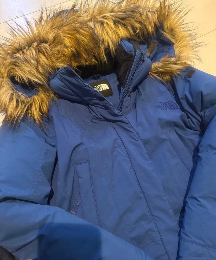 ノースフェイス　ダウンジャケット　コート　ブルー　Lサイズ