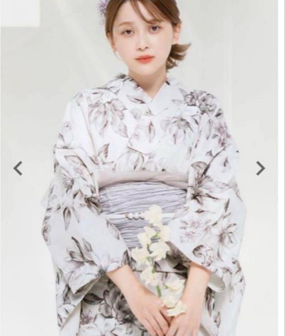 Dita 浴衣うたかたの月下美人（浴衣.帯）