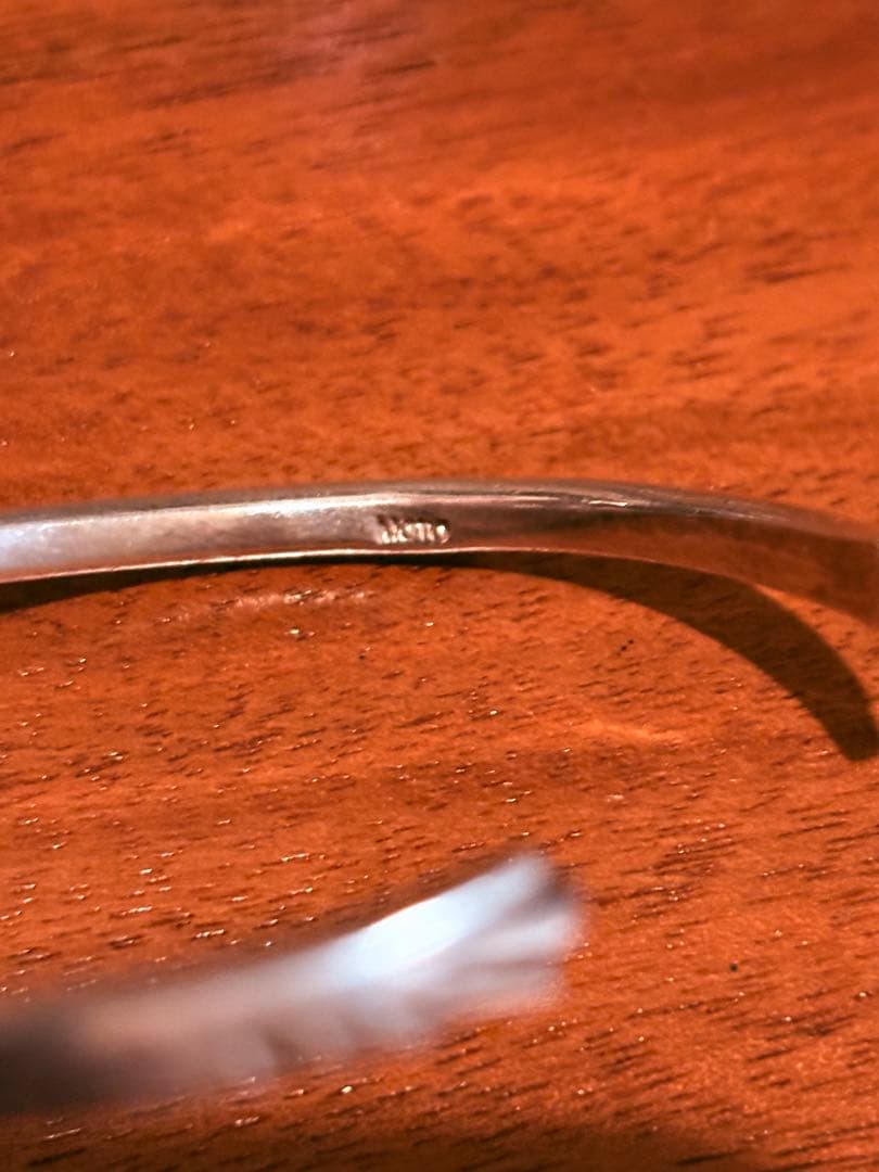 ラ*０様 LEATHER & SILVER MOTO バングル