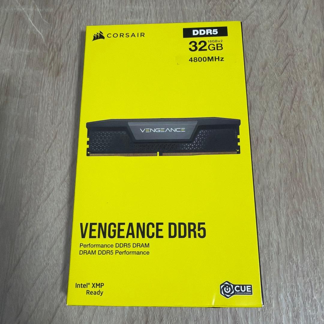 メモリー CORSAIR VENGEANCE 32GB DDR5 4800MHz