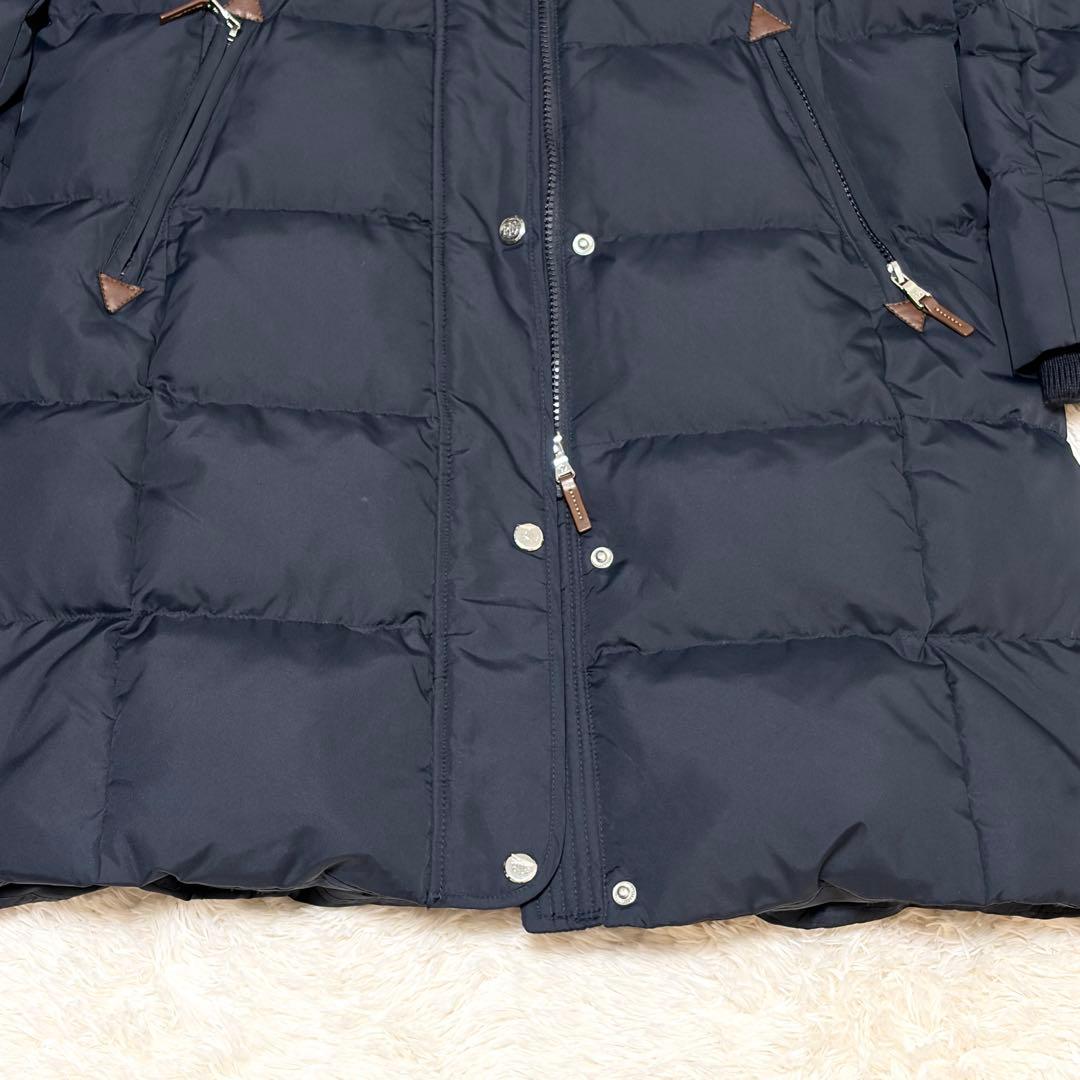 極美品✨ローレンラルフローレン ダウンコート ボア　ファー付 ネイビー S